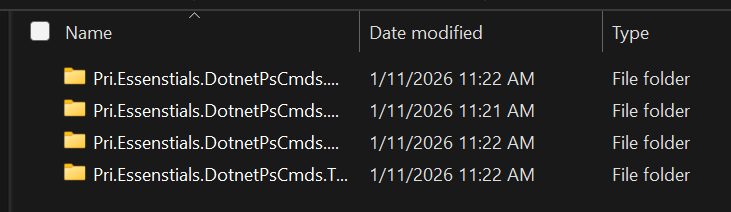 Unreadable Folder List